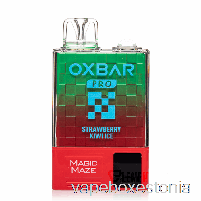 Vape Box Estonia Oxbar Magic Maze Pro 10000 ühekordne Maasika Kiivi Jää